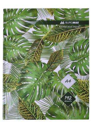 Канцелярська книга buromax а4 floristica, 192 аркушів, карта (bm.24419101-04)1 фото