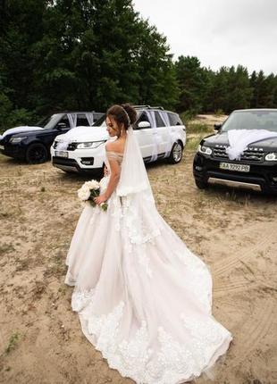 Нежное свадебное платье 👗3 фото