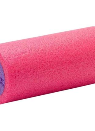 Масажный ролик 7sports roller epp ro1-30 гладкий рожево-фіолетовий (ro1-30 pink-purple)