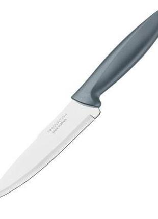 Кухонный нож tramontina plenus шеф 178 мм gray (23426/167) - топ продаж!