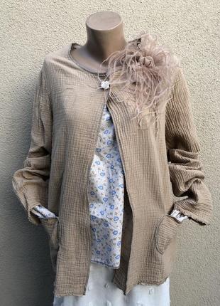 Этно коллекция,эксклюзив,кардиган,жакет,хлопок,этно бохо стиль,ручная работа