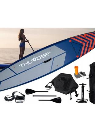 Надувна sup дошка thunder steel 365 см з веслом red9 фото