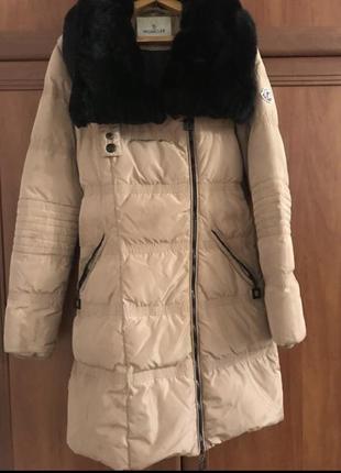 Пуховик жіночий / зимова куртка moncler