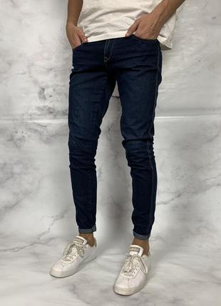 Джинсы темно-синие denim co slim fit1 фото