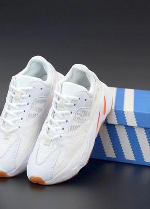 Adidas yeezy boost 700 шикарные кроссовки адидас белый цвет (36-40)💠7 фото