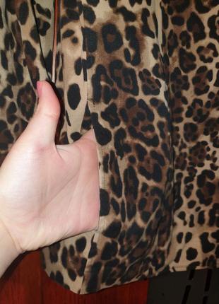 Пиджак леопардик2 фото