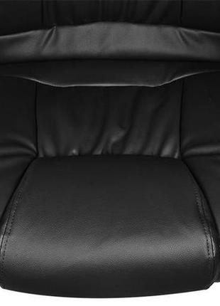 Компьютерное офисное кресло с эко кожи malatec 8983 чорное7 фото