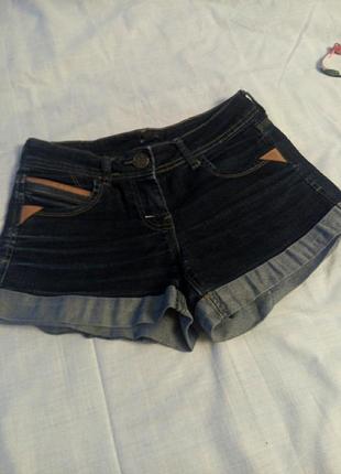 Трендові мікро-шорти з джинса 26р2 фото