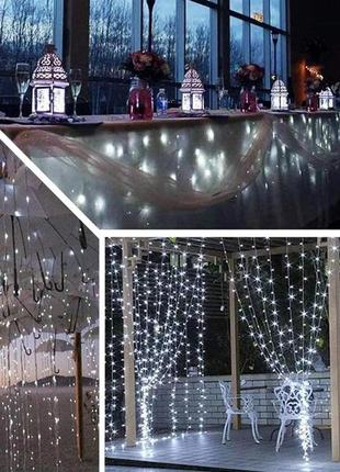 Гирлянда lezonic fairy lights, 220led 25m string lights, с питанием от сети, 8 режимов низковольтных сказочных3 фото