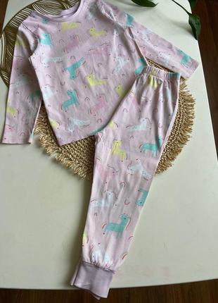 Розовая пижамка с единорогами3 фото