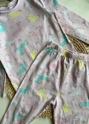 Розовая пижамка с единорогами4 фото