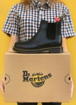 🔥ботинки dr. martens chelsea black, челси, мартинсы, чоботи демісезон