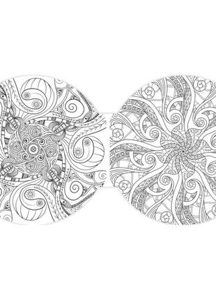 Раскраска детская мавка "цветной круг воздух" 1842002 фиолетовая