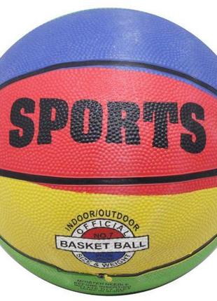 Мяч баскетбольный "sports", размер 7 (вид 6) от lamatoys