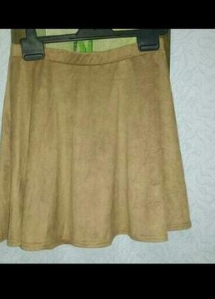 Отличная юбочка , ткань под тонкий замш
