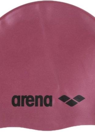 Шапка arena classic silicone красный, черный osfm (91662-108)1 фото