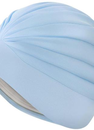 Шапка для плавання aqua speed turban cap 9728 блакитний osfm (245-02)