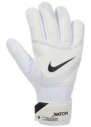 Вратарские перчатки nike nk gk match jr - ho23 бежевый дет 4 (13,6 см) fj4864-100 4