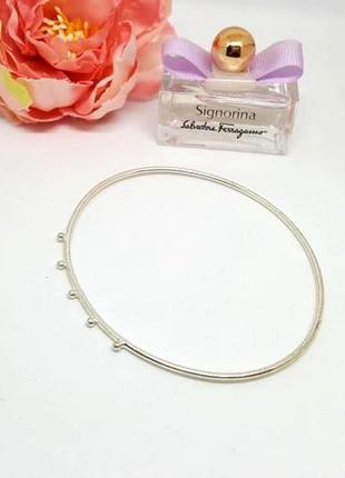 Браслет кольцо в стиле минимализм серебряное покрытие дания pilgrim3 фото