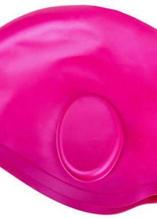 Шапочка для плавания aqua speed ear cap volume 60472 розовый уни osfm 284-032 фото