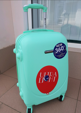 Чемодан fly  ручная кладь light green