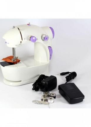 Швейная машинка 4в1 портативная digital fhsm-201, швейная машинка пластик, детская швейная машинка6 фото