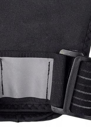 Нагрудна сумка-жилет для бігу, фітнесу verk group чорна9 фото