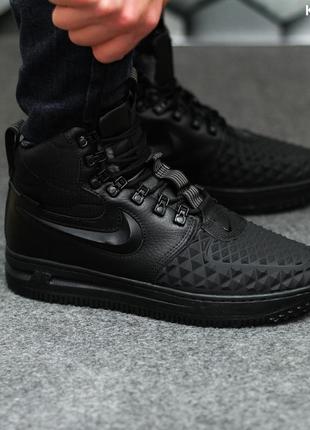 Nike lf1 duckboot (чорні) зима3 фото