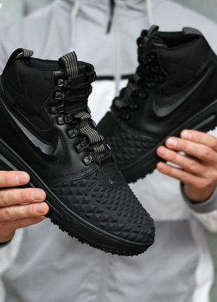 Nike lf1 duckboot (чорні) зима