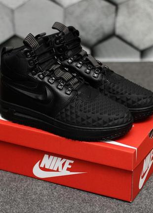 Nike lf1 duckboot (чорні) зима4 фото