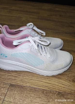 Кроссовки skechers bobs chaos white/multi, 40 размер2 фото