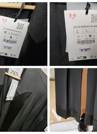 Невероятный 100% шерстяной костюм лимитованной коллекции zara limited edition.6 фото