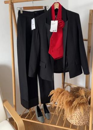Невероятный 100% шерстяной костюм лимитованной коллекции zara limited edition.7 фото
