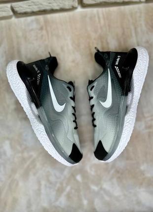Стильные мужские спортивные черно-серые кроссовки nike демисезон, весенние,осенние, летние,для зала/бега10 фото