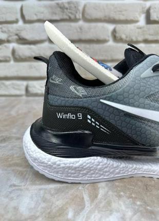 Стильные мужские спортивные черно-серые кроссовки nike демисезон, весенние,осенние, летние,для зала/бега5 фото