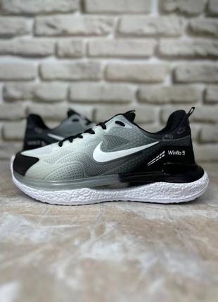 Стильные мужские спортивные черно-серые кроссовки nike демисезон, весенние,осенние, летние,для зала/бега3 фото