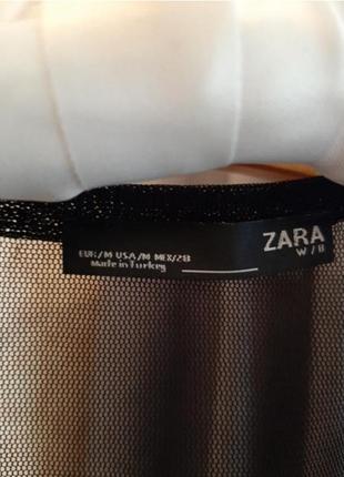 Плаття прозоре фірми zara з вишивкою.7 фото