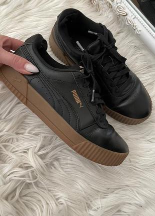 Кожаные кроссовки puma5 фото