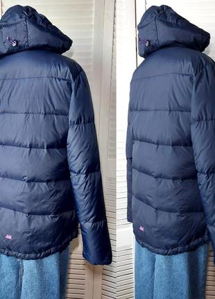 Куртка демісезонна темно-синя стьобана пухова ультралегка skogstad8 фото