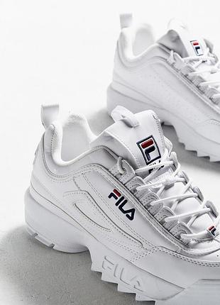 Кроссовки женские fila disruptor 2 белые