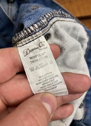 Чоловічі джинси (штани, брюки) denim co (денім ко с-мрр ідеал оригінал блакитні)3 фото