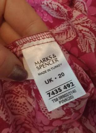 Блуза летняя 100% вискоза marks & spencer3 фото