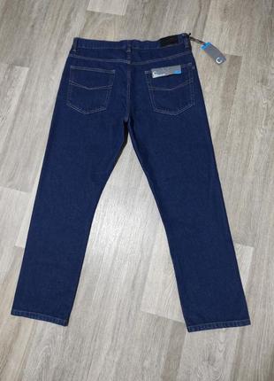 Мужские джинсы / c2 / штаны / синие однотонные джинсы / мужская одежда / брюки / чоловічий одяг /9 фото