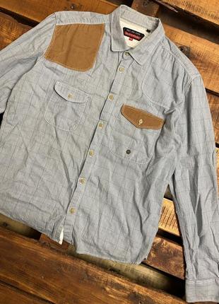 Мужская хлопковая рубашка в клетку Polo Ralph Lauren (дак энд ковер ххлрр идеал оригинал разноцветная)