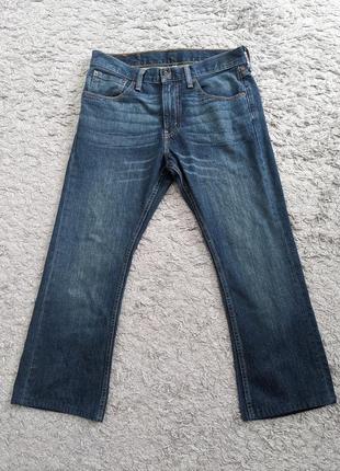 Трендовые джинсы levis 527, типа клеш, w32l30, состояние идеальный, полупояс 42 бедра 55 длина 90 ширина штанины 22