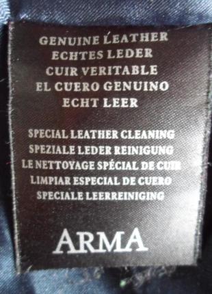 Куртка курточка кожаная ac arma размер uk-16 eur-44 наш 48/509 фото