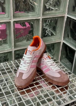 Женские кроссовки adidas samba pink