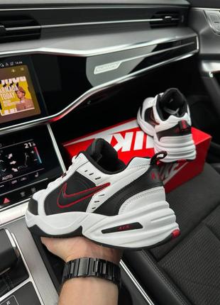 Чоловічі кросівки nike air monarch black red8 фото