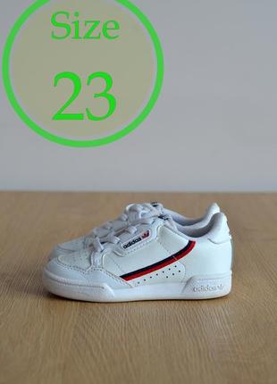 Детские кроссовки adidas continental 80 originals, (р. 23)