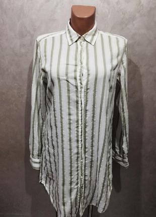 Комфортна сукня сорочка у смужку культового шведського бренду класу люкс gant1 фото